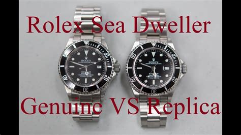 fake sea dweller watches|rolex sea dweller vs real.